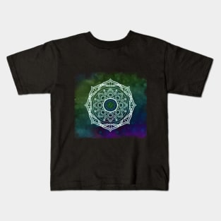 Celestial Peacock Kids T-Shirt